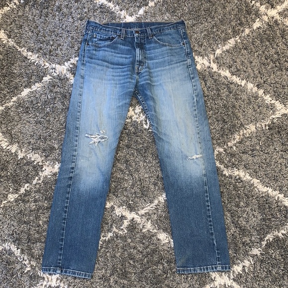 Levi's Other - Levi’s 505 ripped blue jeans